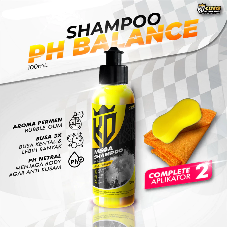 100ml Shampoo Cuci Mobil Motor PH Balance Efek Kilap