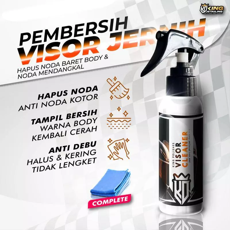100ml Pengkilap Pengkilat Pembersih Visor Helm