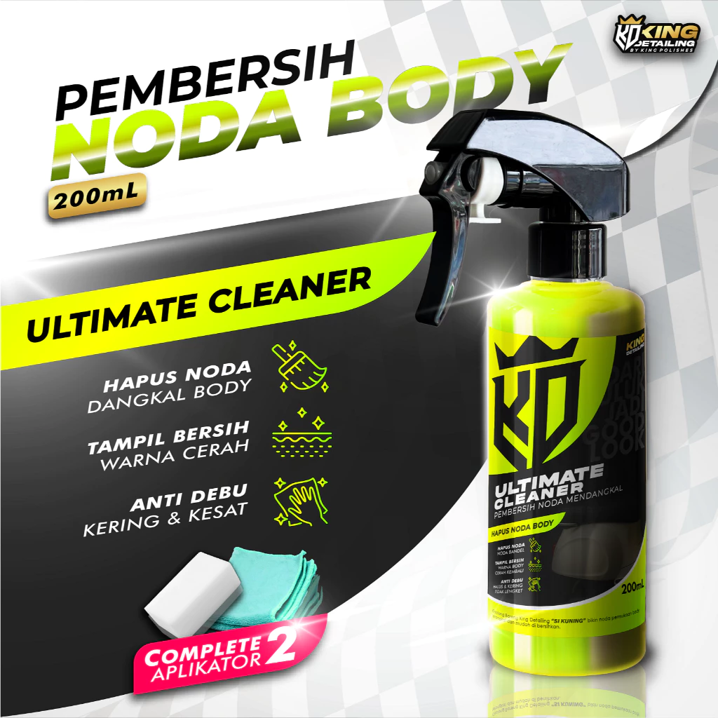 200ml Pembersih Serba Guna ULTIMATE CLEANER Pembersih interior Bludru Penghilang baret halus